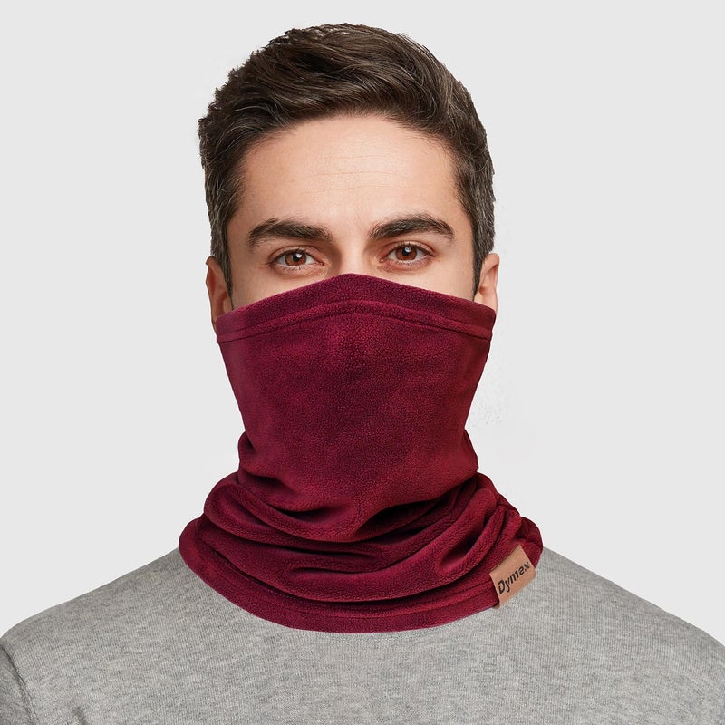Dymex Winter Neck Warmer Gaiter Fleece Neck Cover Cotton Balaclava Windproof Face Cover Mask for Women Men - Image 2